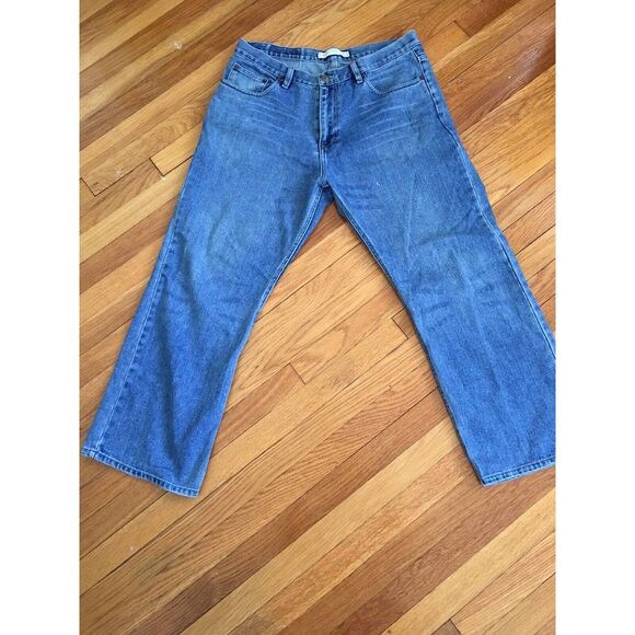 Express Precision Fit Quince‎ Jeans 34x30 Loose Blue - Picture 1 of 11